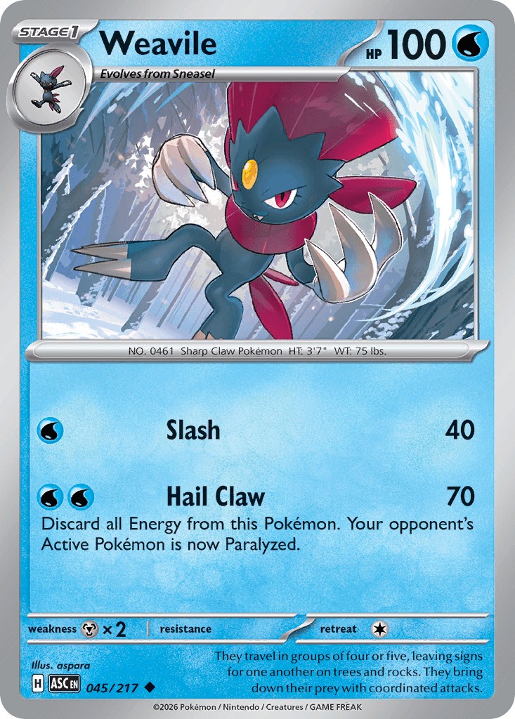 Weavile 045/217
