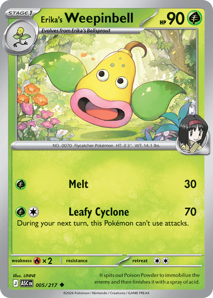 Erika's Weepinbell 005/217