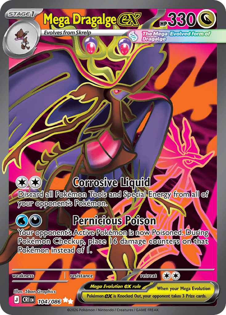 Mega Dragalge ex 104/086