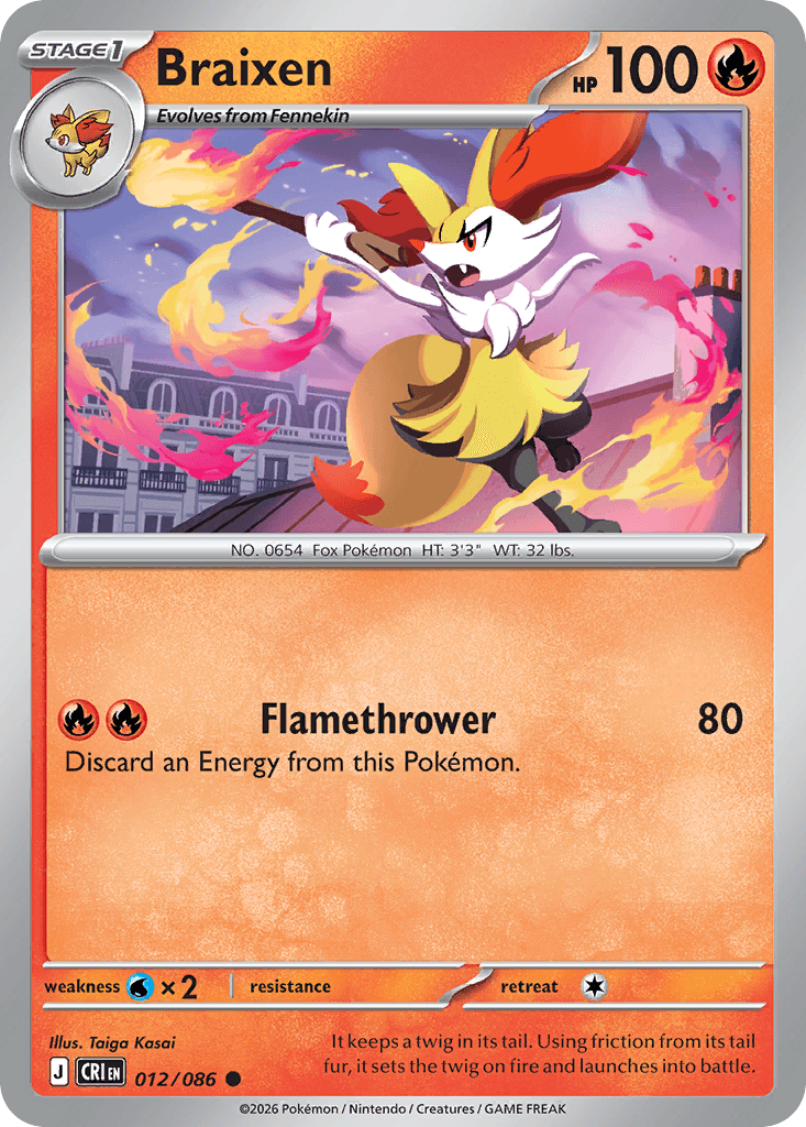 Braixen 012/086
