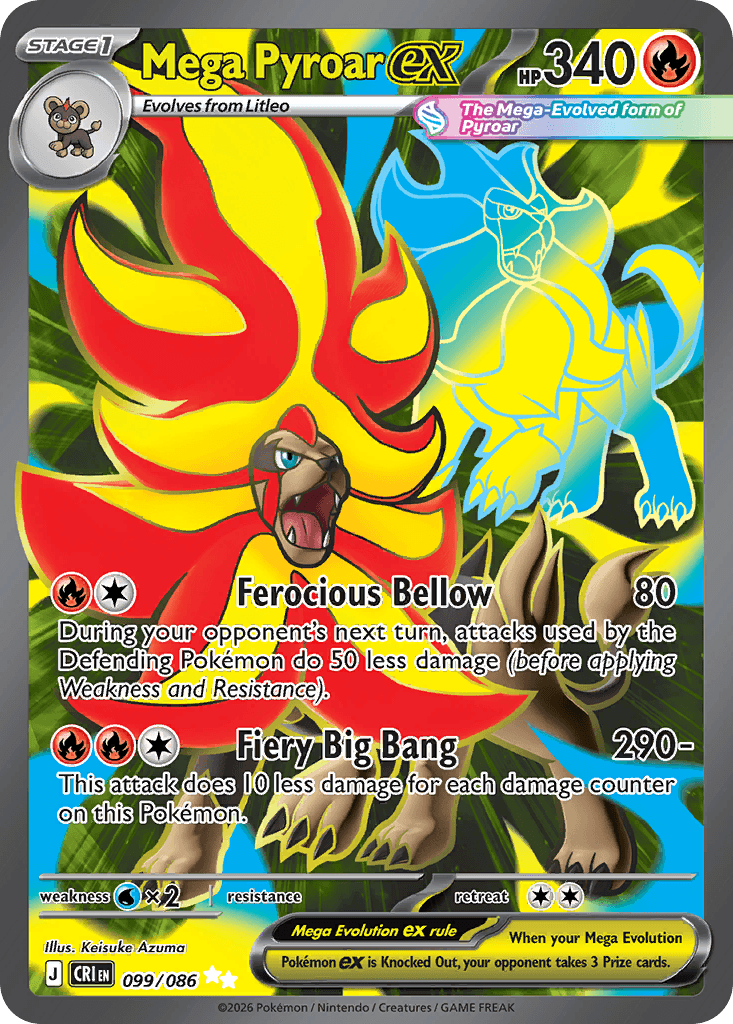 Mega Pyroar ex 099/086