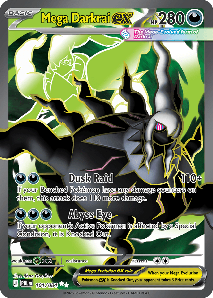 Mega Darkrai ex 101/084