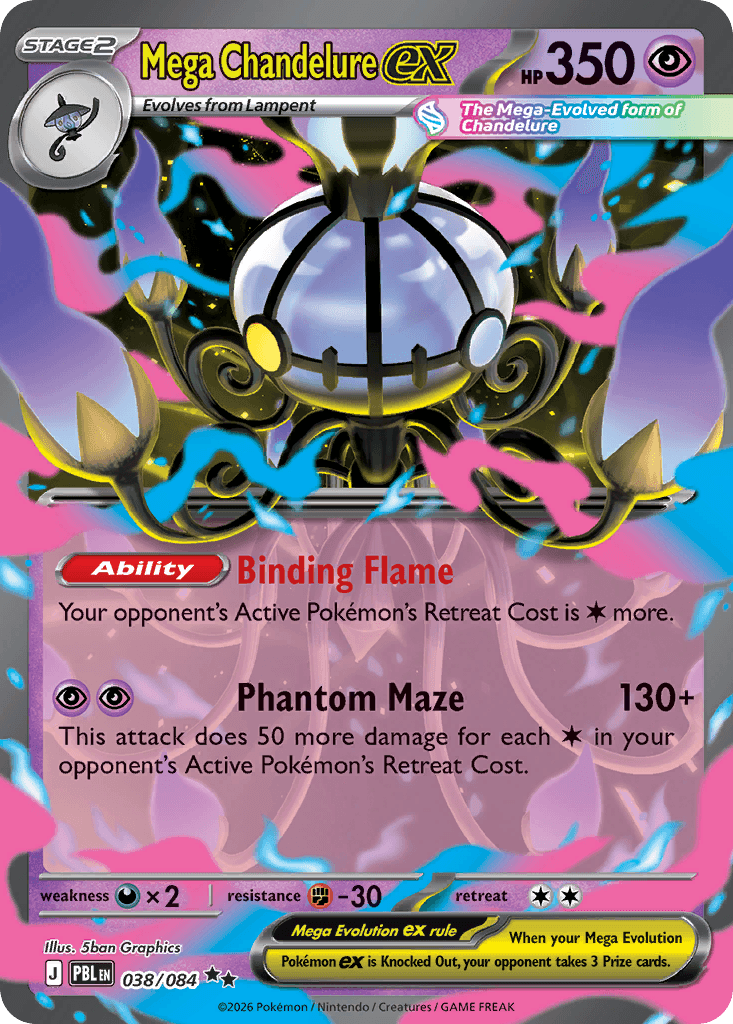 Mega Chandelure ex 038/084