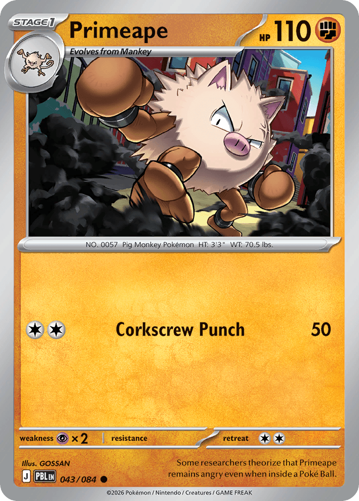 Primeape 043/084