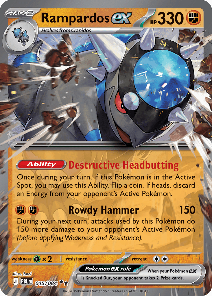 Rampardos ex 045/084