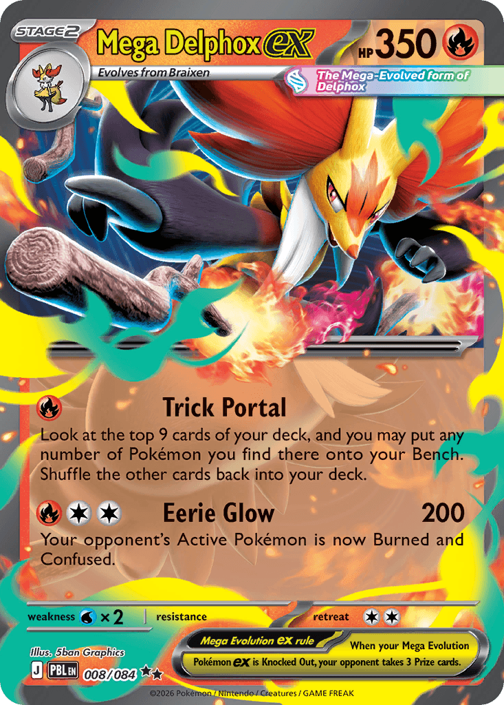 Mega Delphox ex 008/084