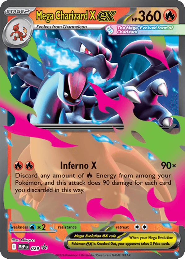 Mega Charizard X ex 029
