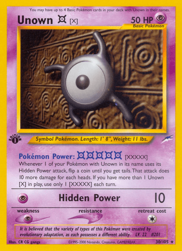 Unown [X] 30
