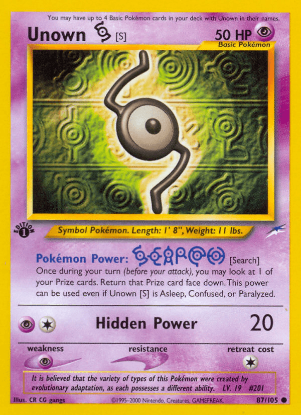 Unown [S] 87