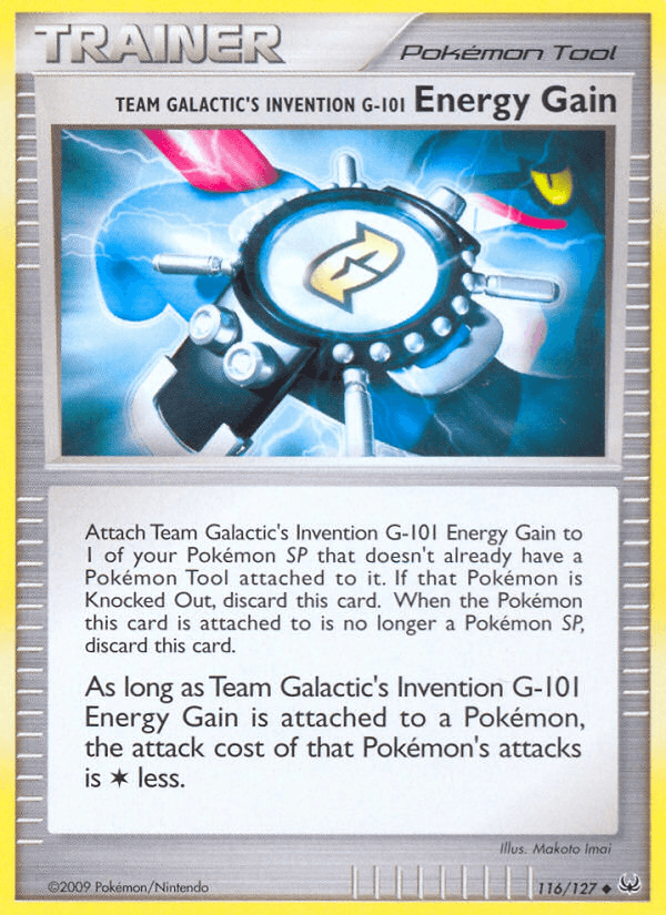 Team Galactic's Invention G-101 Energy Gain 116