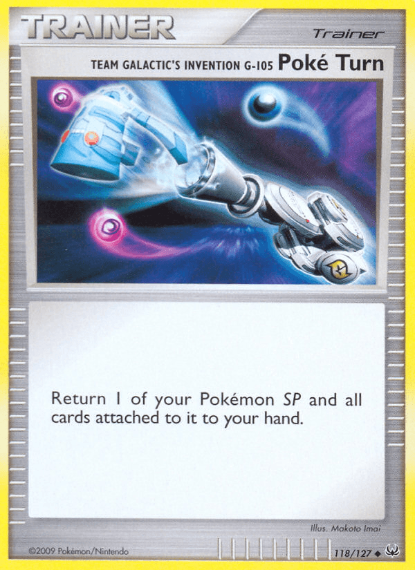 Team Galactic's Invention G-105 Poké Turn 118