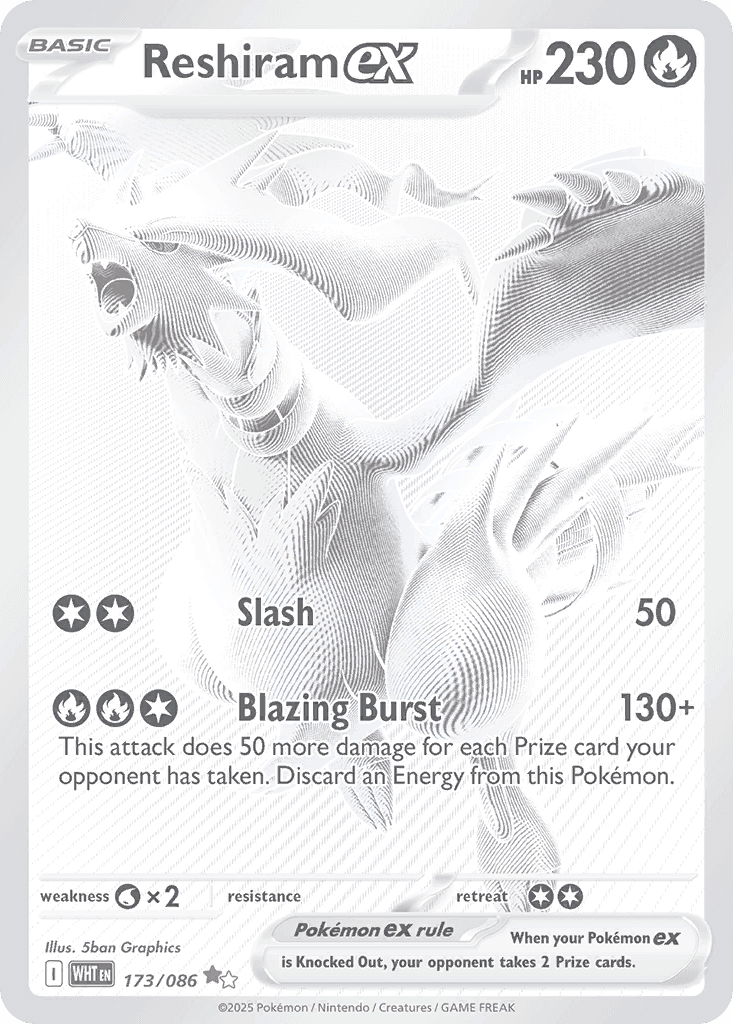Reshiram ex 173/086