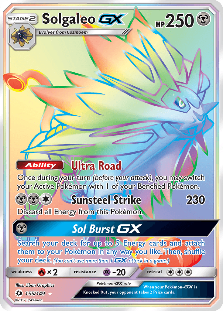 Solgaleo-GX 155