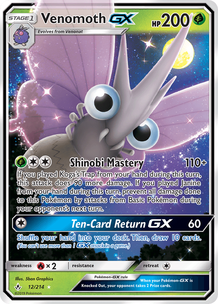 Venomoth-GX 12