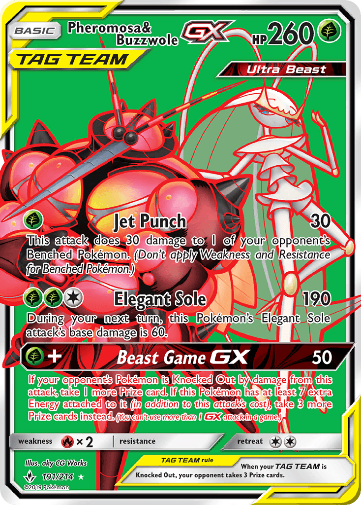 Pheromosa & Buzzwole-GX 191