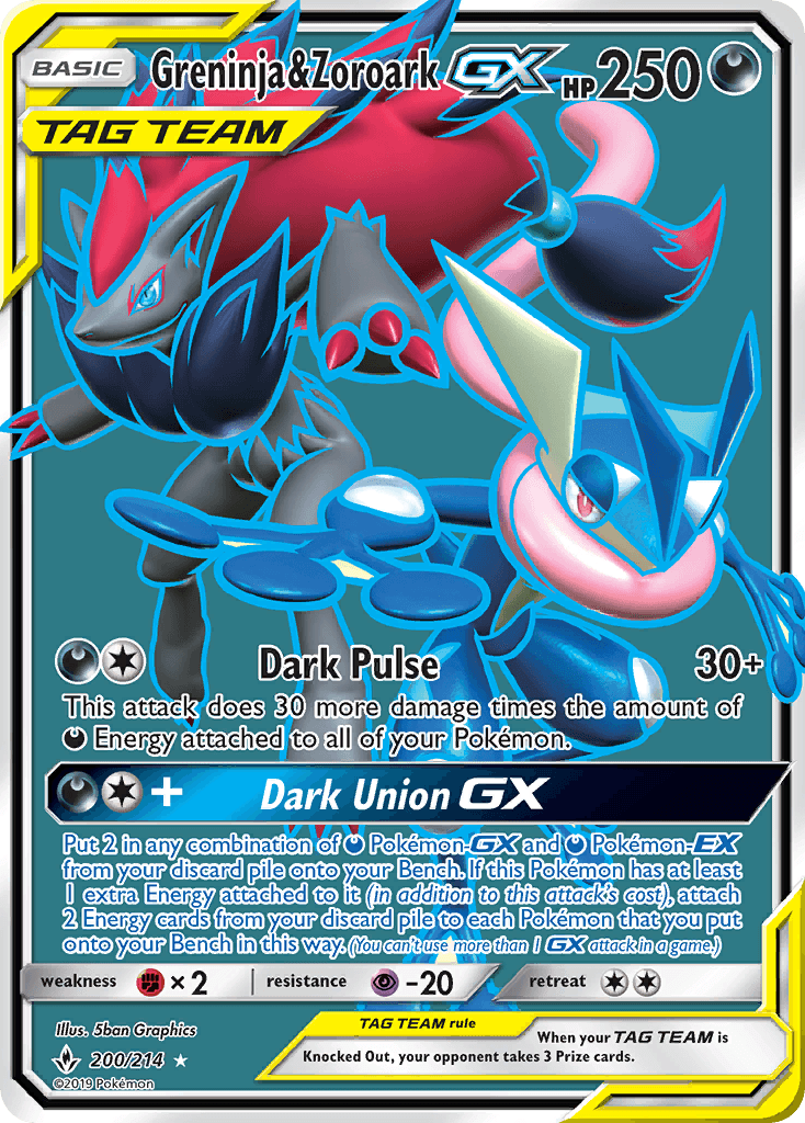 Greninja & Zoroark-GX 200