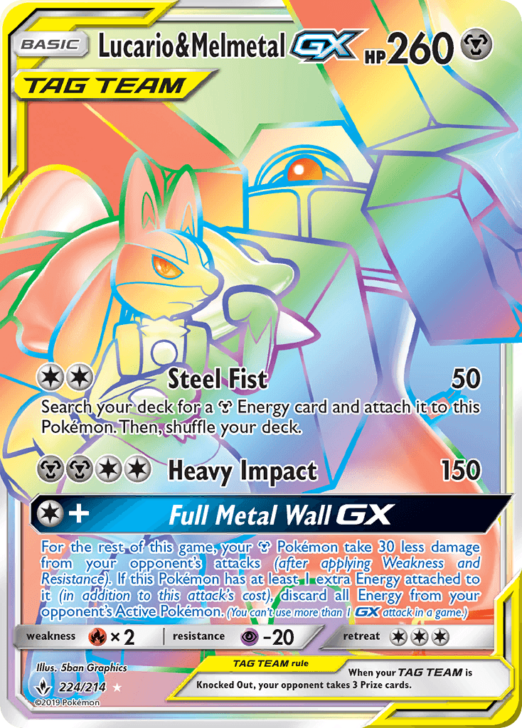Lucario & Melmetal-GX 224