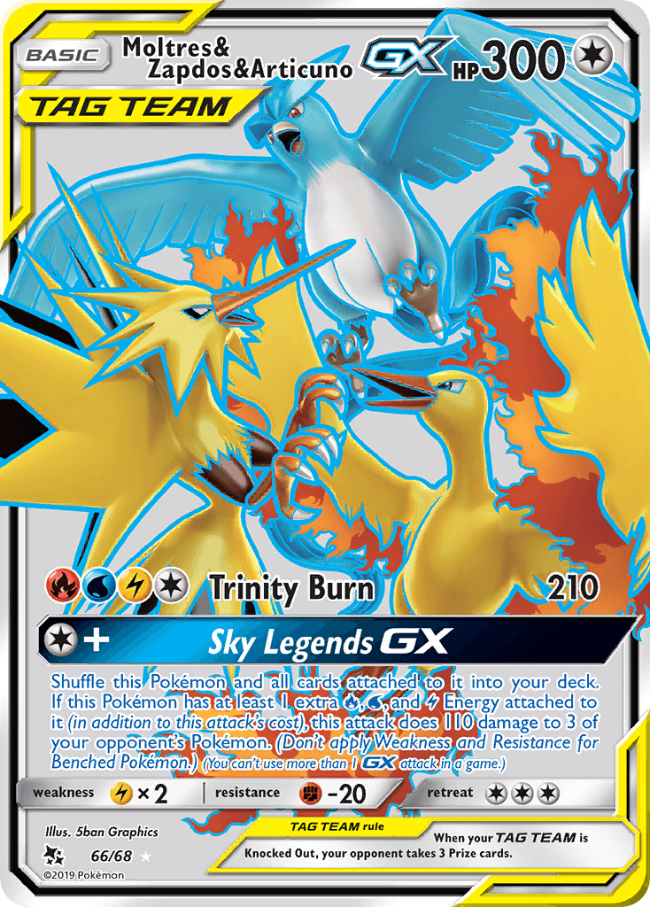 Moltres & Zapdos & Articuno-GX 66