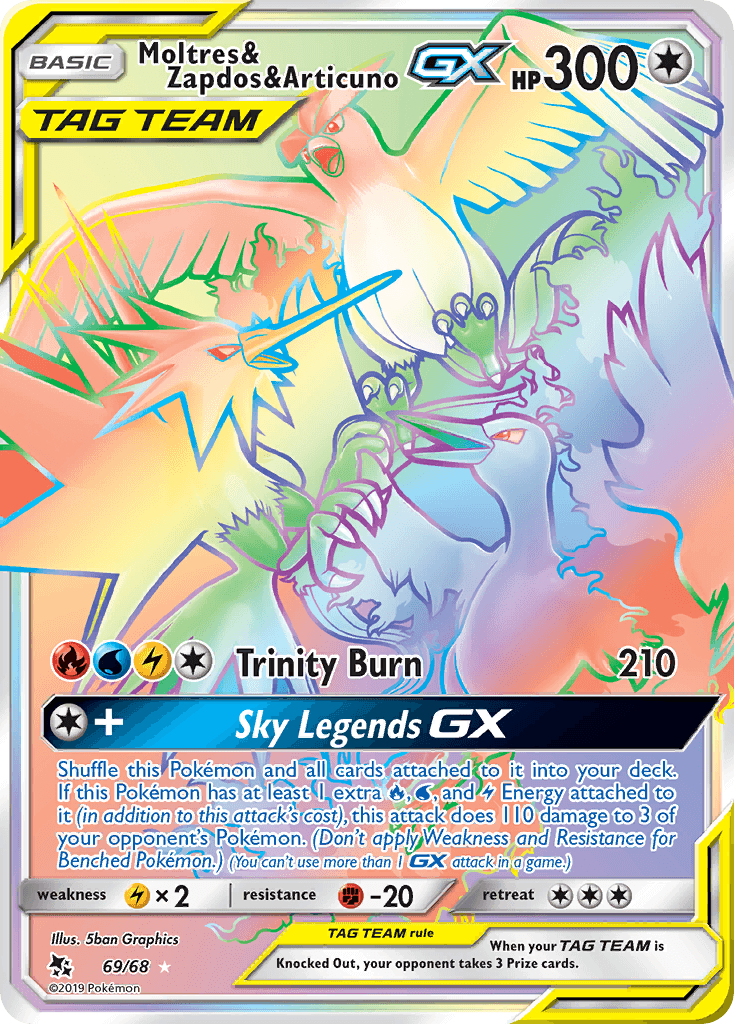 Moltres & Zapdos & Articuno-GX 69