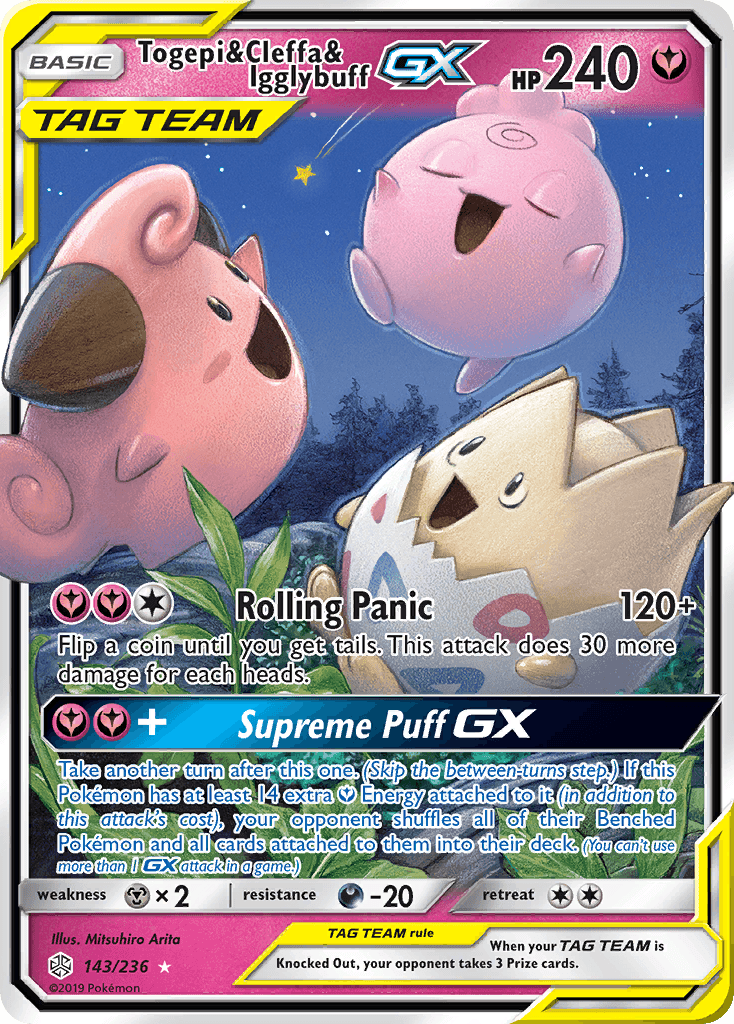 Togepi & Cleffa & Igglybuff-GX 143