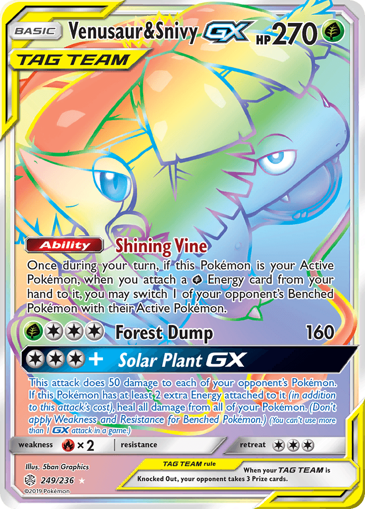 Venusaur & Snivy-GX 249