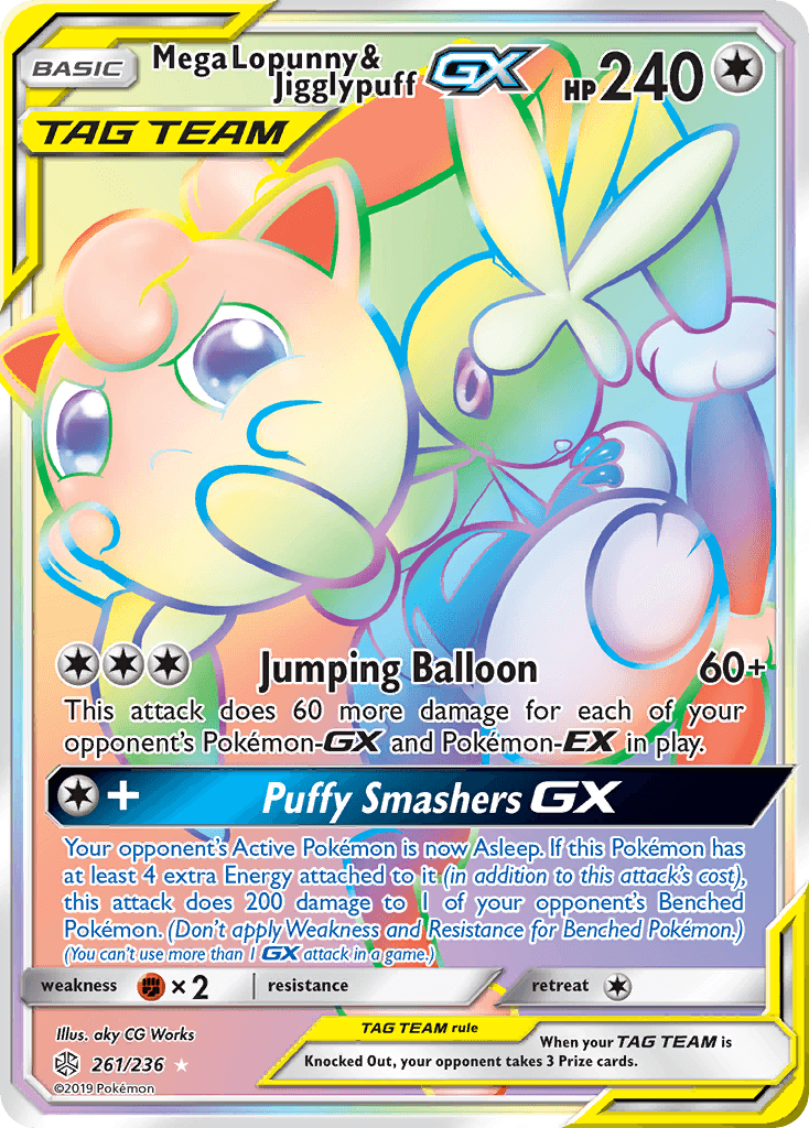 Mega Lopunny & Jigglypuff-GX 261