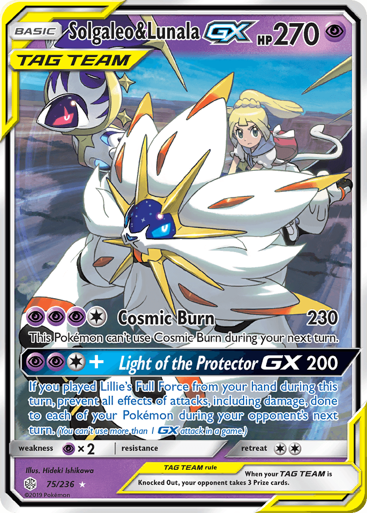 Solgaleo & Lunala-GX 75