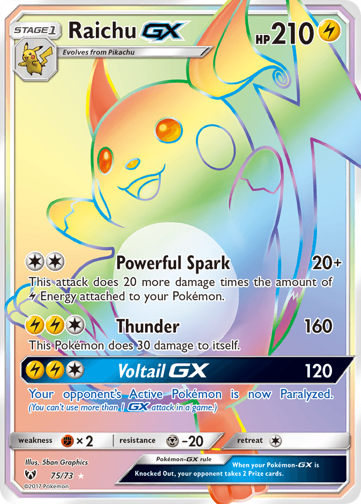 Raichu-GX 75