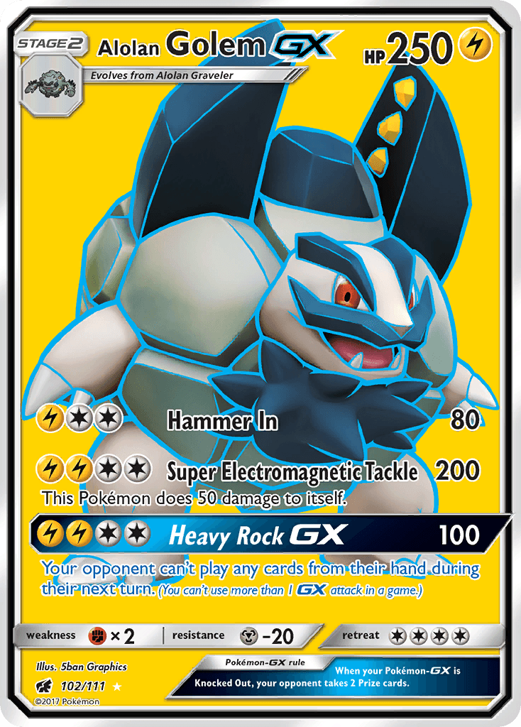 Alolan Golem-GX 102