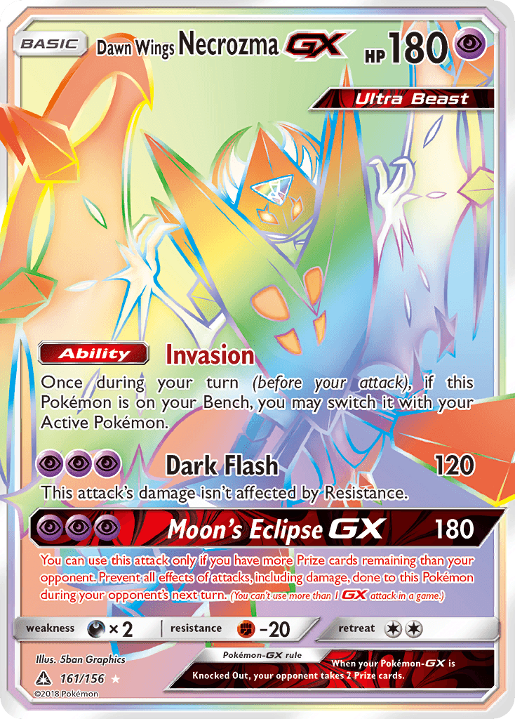 Dawn Wings Necrozma-GX 161