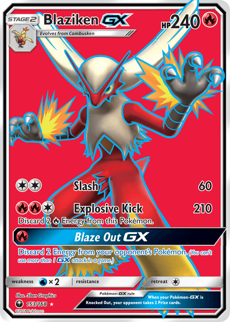 Blaziken-GX 153