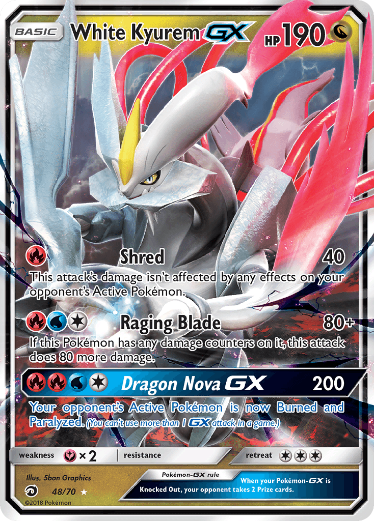 White Kyurem-GX 48