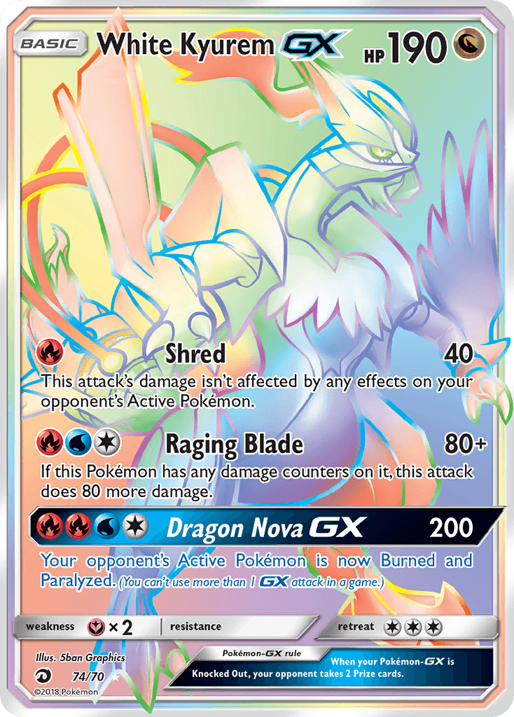 White Kyurem-GX 74