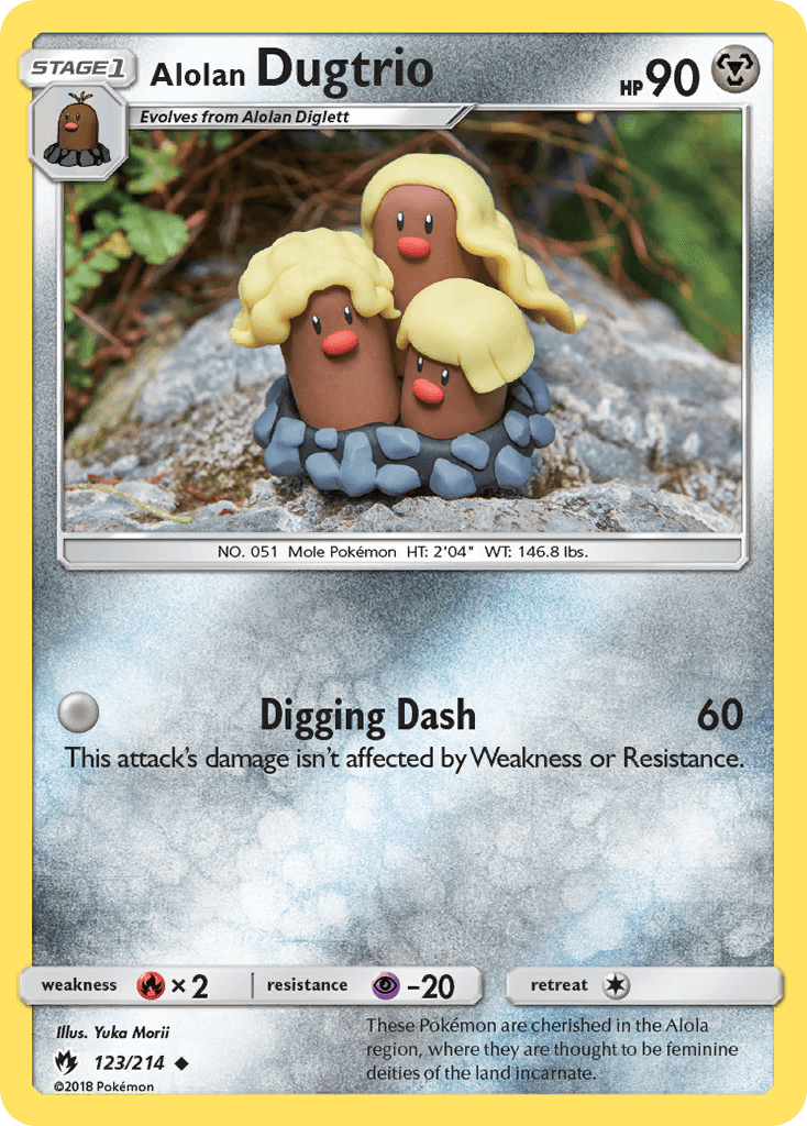 Alolan Dugtrio 123