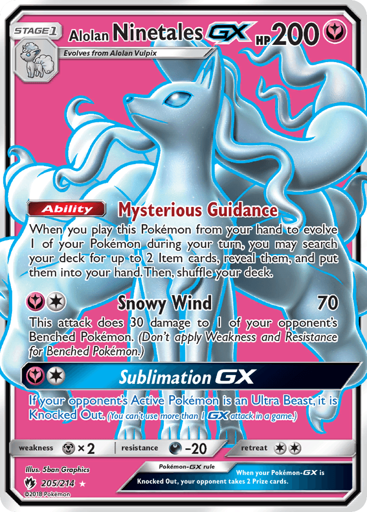 Alolan Ninetales-GX 205