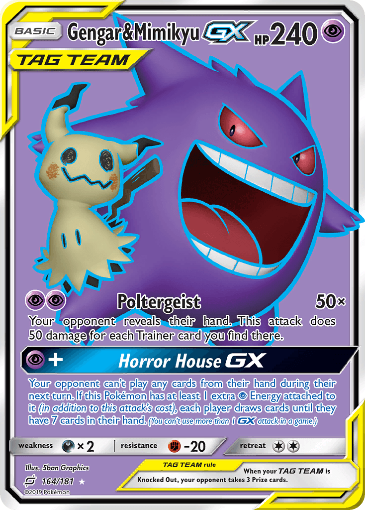 Gengar & Mimikyu-GX 164