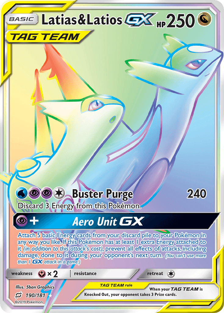 Latias & Latios-GX 190