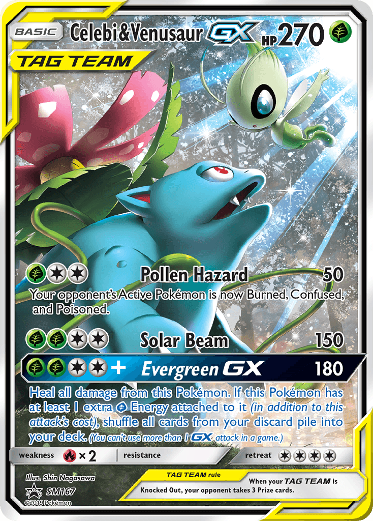 Celebi & Venusaur-GX SM167
