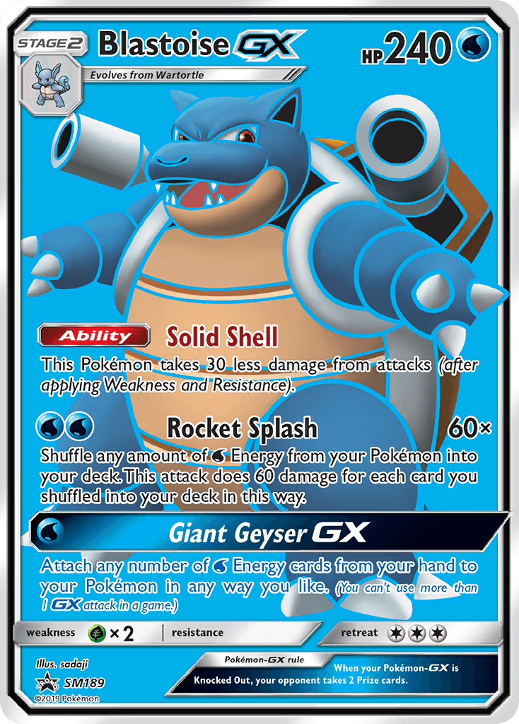 Blastoise-GX SM189