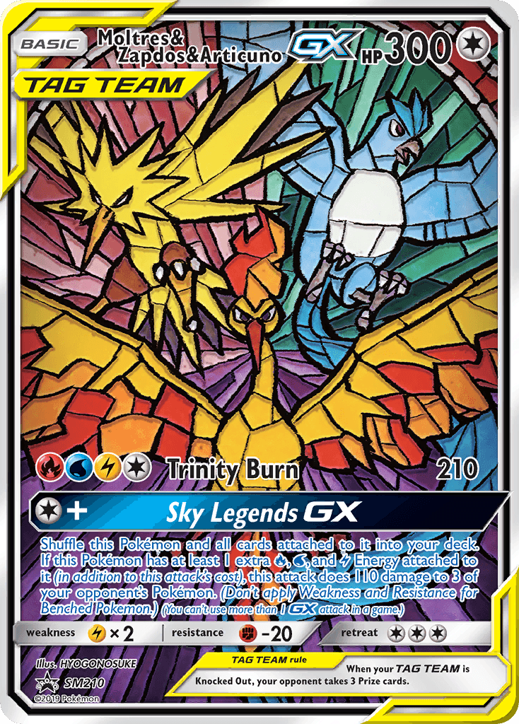 Moltres & Zapdos & Articuno-GX SM210