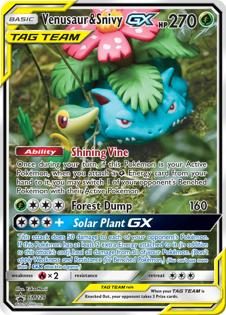 Venusaur & Snivy-GX SM229