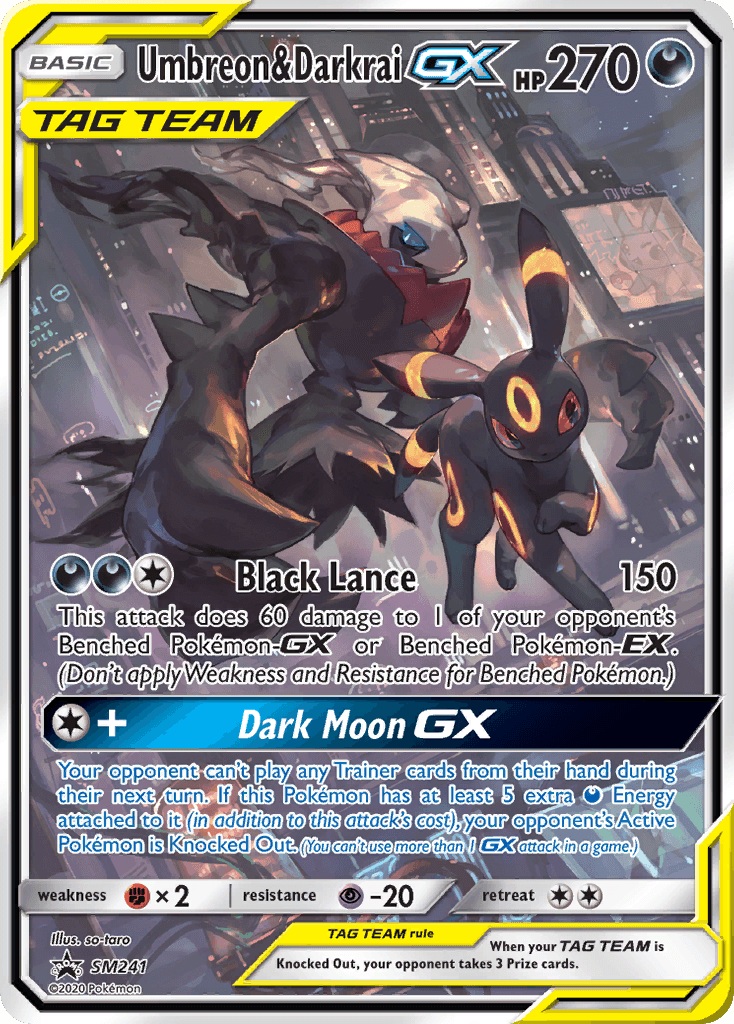 Umbreon & Darkrai-GX SM241