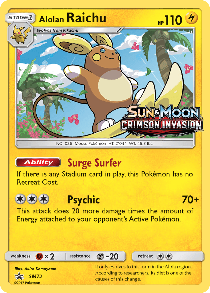 Alolan Raichu SM72