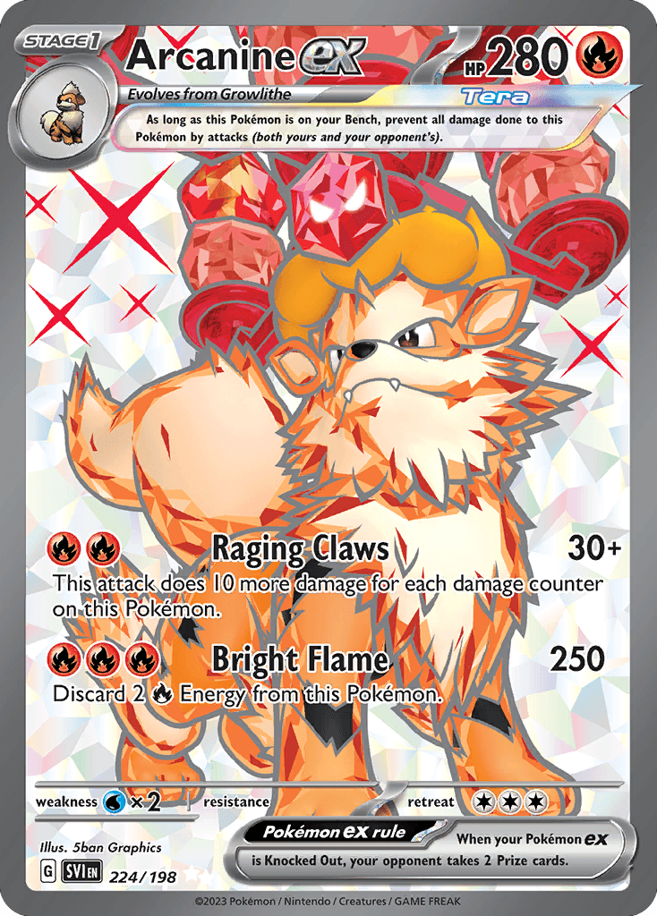 Arcanine ex 224