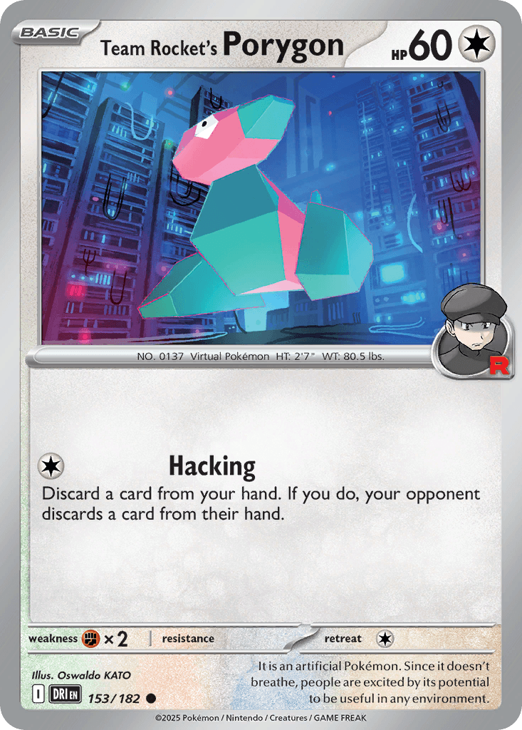 Team Rocket's Porygon 153/182