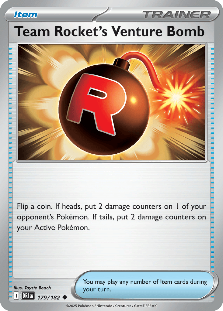 Team Rocket's Venture Bomb 179/182