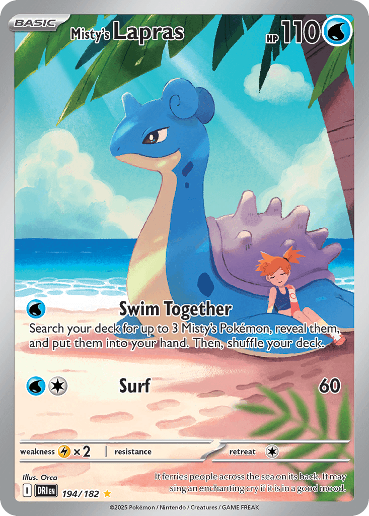 Misty's Lapras 194/182