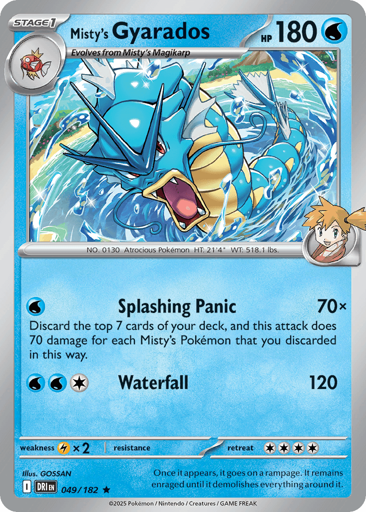 Misty's Gyarados 049/182