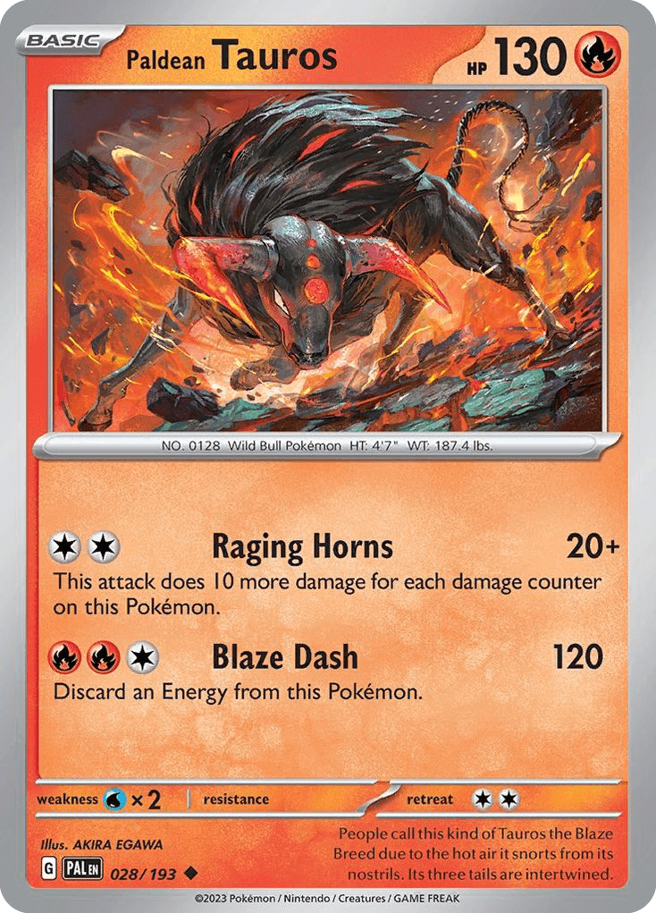 Paldean Tauros 028/193