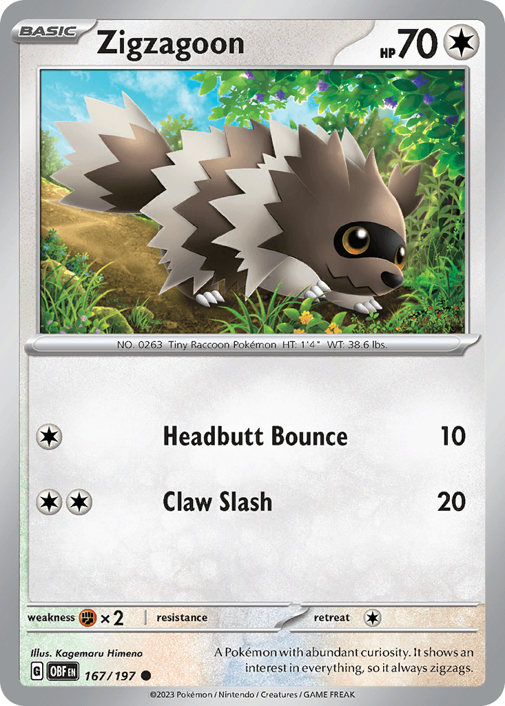 Zigzagoon 167/197